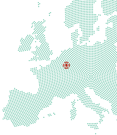 Carte Europe - Localisation de Nouyrigat