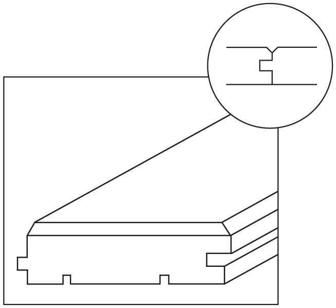 GO4 - Chanfreins sur quatre côtés
